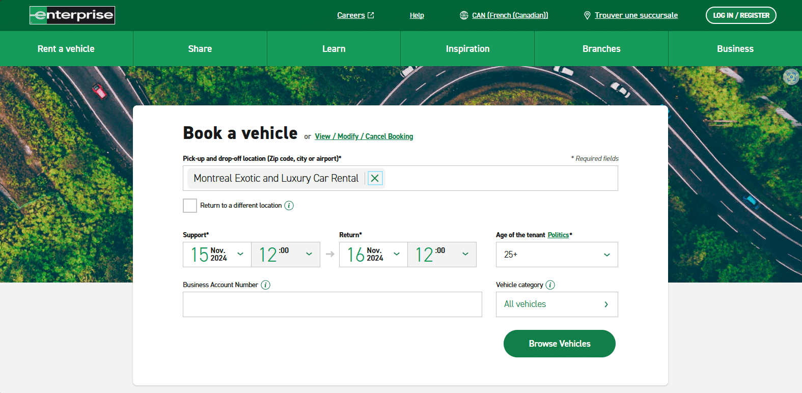 Exotic Car Collection by Enterprise