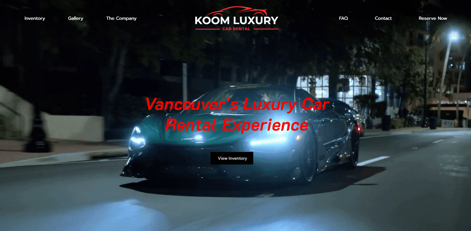 Koom Luxury Car Rental