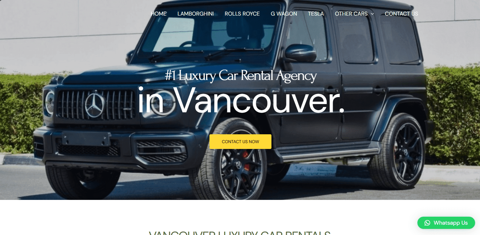 Vancouver Luxury Car Rentals