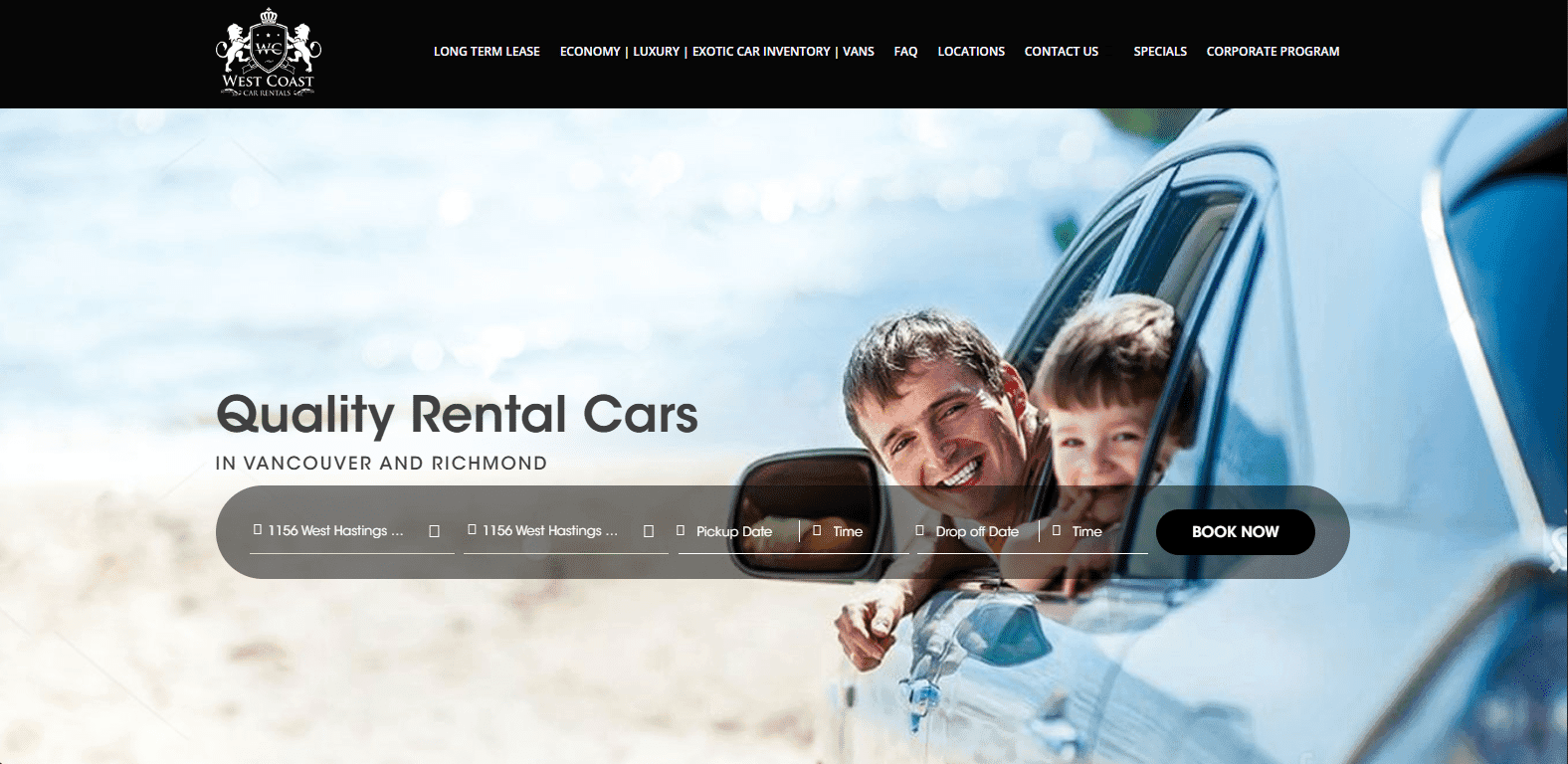 West Coast Car Rentals